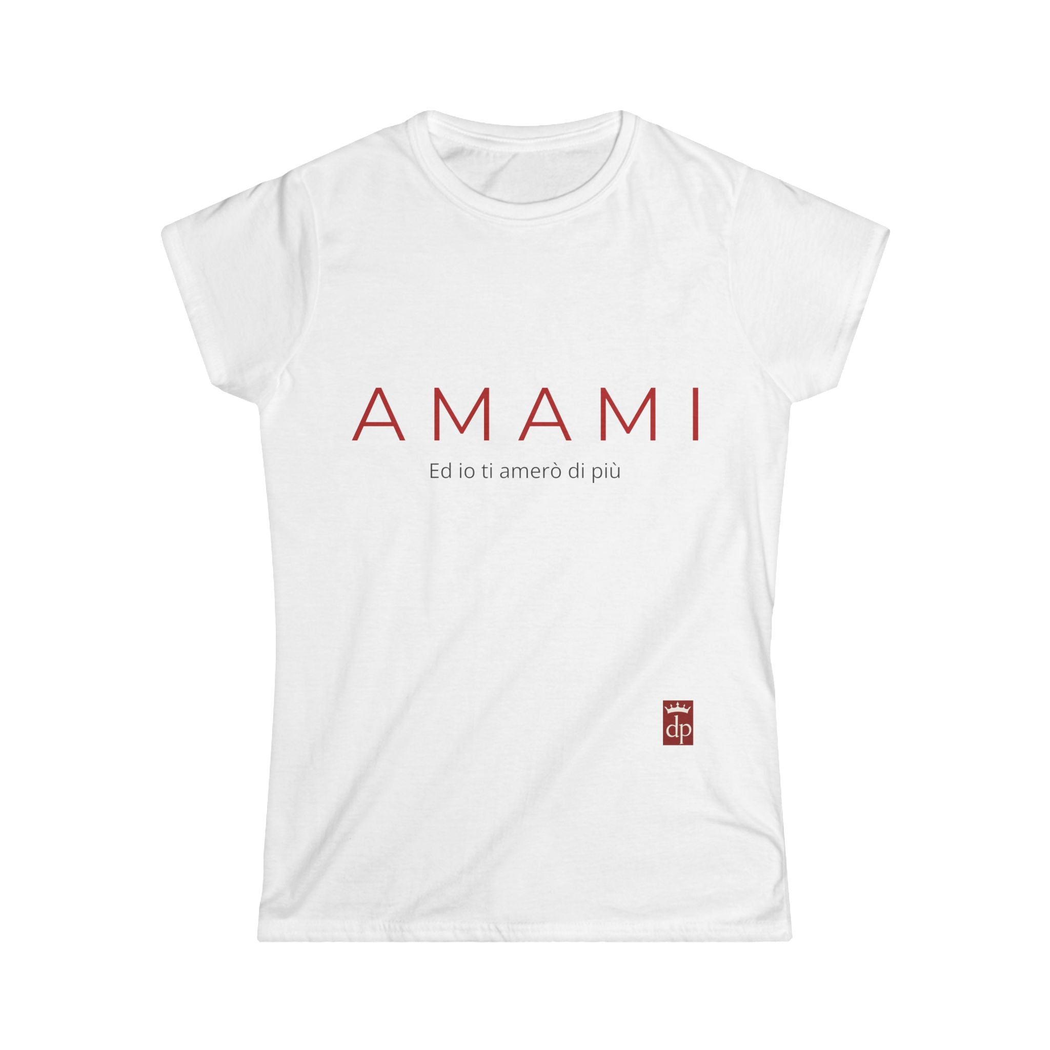 T-shirt donna “Amami” – Eleganza minimal per ogni giorno