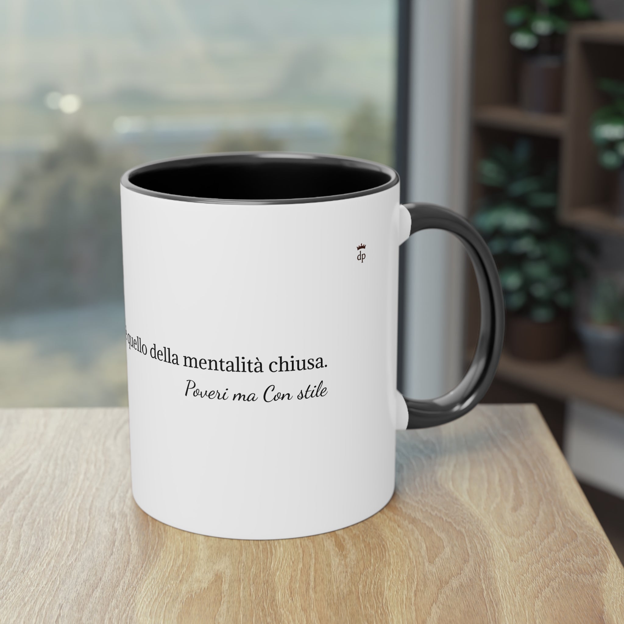 Tazza “L’unico peccato” | Collezione Poveri ma Con Stile | Ironica, elegante, anticonformista.