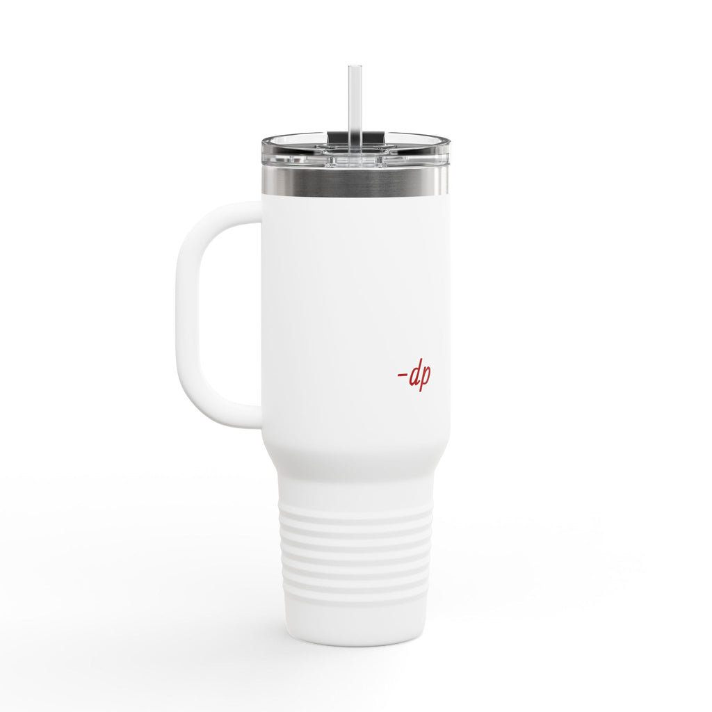 Tazza da viaggio “Il lusso è sapere chi sei” – Poveri ma con Stile – dp (40 oz in acciaio inox)