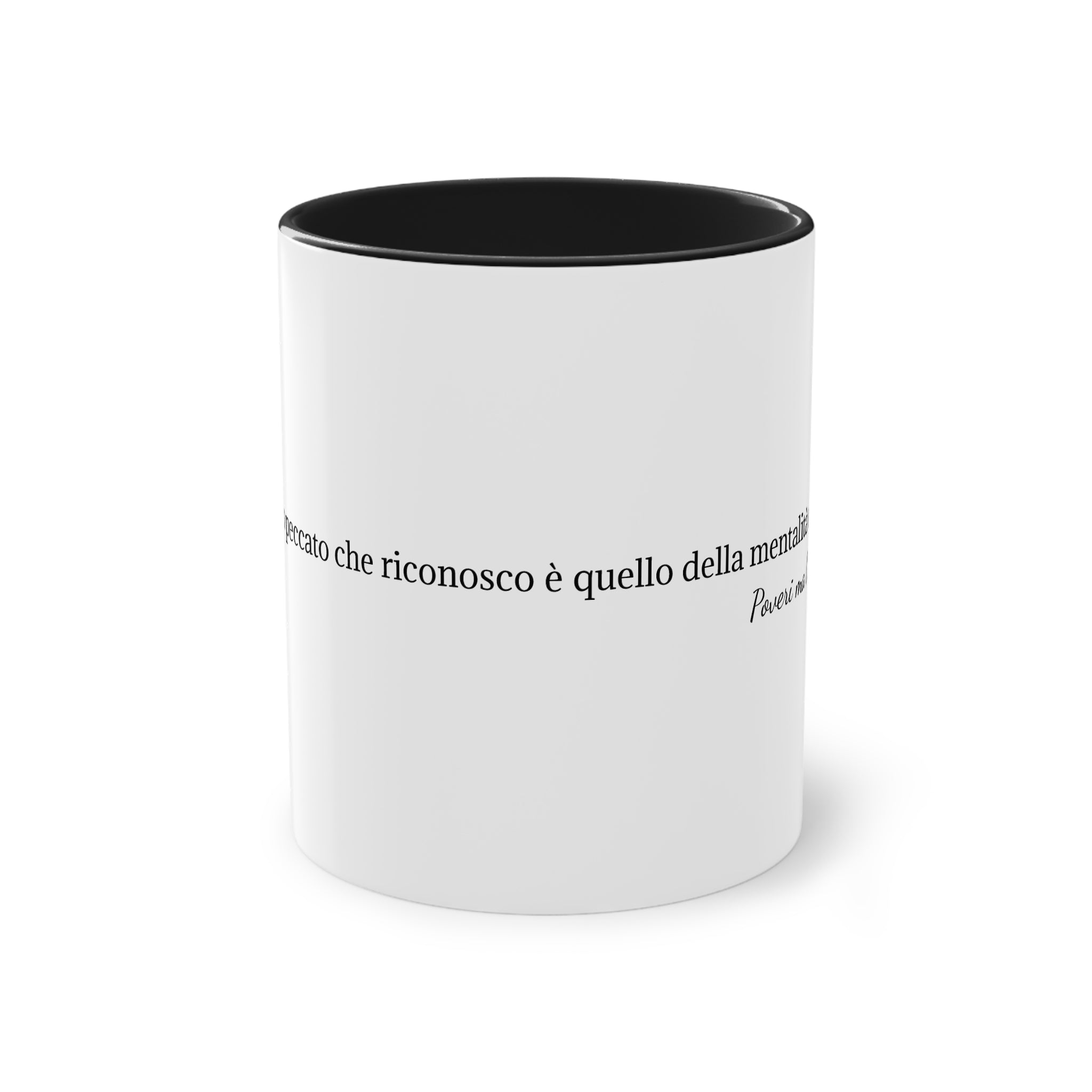 Tazza “L’unico peccato” | Collezione Poveri ma Con Stile | Ironica, elegante, anticonformista.